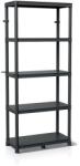 Prosperplast s. r. o Műanyag polcos állvány 74 x 36 x 172, 5 cm, fekete