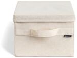 Bigso Бежова текстилна кутия за съхранение с капак 27x36x19 cm Soft Storage Small - Bigso (6958S0801-99)