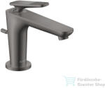 Hansgrohe AXOR CITTERIO C 90 hidegindításos mosdó csaptelep négyszög metszéses fogantyúval, automata leeresztővel, polírozott fekete króm 49011330 (49011330)