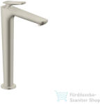 Hansgrohe AXOR CITTERIO C 250 hidegindításos, magasított mosdó csaptelep nem zárható leeresztővel, rozsdamentes acél hatású 49050800 (49050800)