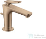 Hansgrohe AXOR CITTERIO C 90 hidegindításos mosdó csaptelep négyszög metszéses fogantyúval, automata leeresztővel, polírozott vörös arany hatású 49011300 (49011300)