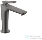 Hansgrohe AXOR CITTERIO C 125 hidegindításos mosdó csaptelep négyszög metszéses fogantyúval, nem zárható leeresztővel, polírozott fekete króm 49041330 (49041330)