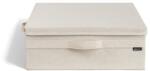 Bigso Бежова текстилна кутия за съхранение с капак 46x56x16 cm Soft Storage Low - Bigso (6964S0801-99)