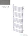 Radeco COMO 3 1240x530 törölközőszárítós radiátor, MERKURY 4 (metál szürke) színben (Radeco_COMO_3_MERKURY4)