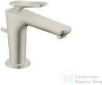 Hansgrohe AXOR CITTERIO C 90 hidegindításos mosdó csaptelep négyszög metszéses fogantyúval, automata leeresztővel, rozsdamentes acél hatású 49011800 (49011800)