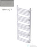 Radeco COMO 3 1240x530 törölközőszárítós radiátor, MERKURY 3 (metál világosszürke) színben (Radeco_COMO_3_MERKURY3)