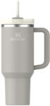 STANLEY Светлосив термос със сламка от неръждаема стомана 1, 18 l Quencher H2.0 FlowState Tumbler Ash - Stanley (100000108430)