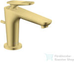 Hansgrohe AXOR CITTERIO C 90 hidegindításos mosdó csaptelep négyszög metszéses fogantyúval, automata leeresztővel, szálcsiszolt sárgaréz 49011950 (49011950)