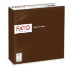 FATO Szalvéta 33x33cm 50db/csomag 2 rétegű Fato Smart Table csokoládé 82622400 (82622400)
