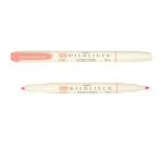 Zebra Szövegkiemelő ZEBRA kétvégű MILDLINER vágotthegy 4mm - filchegy 1, 4mm Friendly Coral pink (78570)