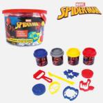 Jumbo Găleța de plastilină Play-Doh Marvel Spiderman cu accesorii, Jumbo (1262419)