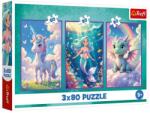 Jumbo Puzzle Jumbo Creaturi Fantastice 3 în 1 (1252911)