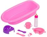 Jumbo Cadă pentru papuși Jumbo cu accesorii, roz (1200687)