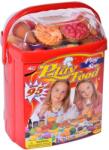Jumbo Valiză cu alimente artificiale Jumbo, jucărie cu 95 piese (1096924) Bucatarie copii