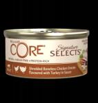 Wellness Core Cat Selects csirkehús pulykával mártásban 79 g