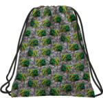 DERFORM Minecraft mintás tornazsák, 41x35cm, BackUp, 2026, A78, szürke, zöld kockákkal (DFM-WOB8A78) - mesescuccok