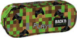 DERFORM Minecraft mintás tolltartó, beledobálós, ovális, BackUp, 2026, A81, Play (DFM-PB8A81) - mesescuccok