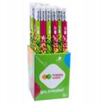 Happy Color Jumbo írástanuló ceruza háromszögletű 2B radírral 24db Pixi Happy Color (5902979020537)