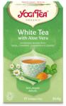 YOGI TEA Ceai Bio Alb cu Aloe Vera, 17 pliculete 30.6gr Yogi