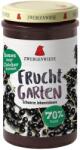 ZWERGENWIESE Gem de coacaze negre indulcit cu nectar de agave fara gluten, eco - 225 g