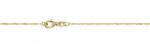 Bebe Gold Lant din Aur 14K, lungime 45 cm, model Singapore 1 mm, inchidere cu Spring Ring