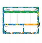 Biurfol Hűtőmágneses heti tervező 25x35cm Biurfol labda filctoll (PM-02-34)
