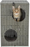 TRIXIE Cave Amelia (szürke) polyrattan, téglalap, macskák részére (37x57x35cm) (43222)