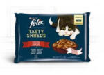 Mars-Nestlé Felix Tasty Shreds (házias válogatás - szószban) alutasakos - macskák részére (4x80g) (644257)