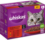 Mars-Nestlé Whiskas 12x85g alutasakos Húsos Klasszikus válogatás (marha, csirke, bárány, baromfi szószban) (025853)