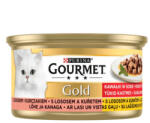 Mars-Nestlé Gourmet Gold Falatok szószban - Nedves eledel (lazac, csirke) macskák részére (85g) (806201)