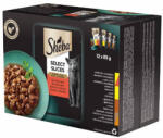 Mars-Nestlé Sheba Selection in Sauce Adult - Alutasakos (Húsos válogatás, szószban) macskák részére (12x85g) (312564)