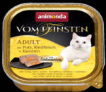 Animonda Vom Feinsten Gourmet (pulyka, marha, sárgarépa) alutálkás -Felnőtt macskák részére (100g) (600-83263)