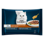 Mars-Nestlé Gourmet Perle Gravy Delight falatok szószban (csirkével és marhával) nedvestáp - macskák részére (4x85g) (142847)