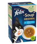 Mars-Nestlé Felix Soup Originl - kiegészítő eleség (tőkehal, lepényhal, tonhal) macskák részére (6x48g) (290373)