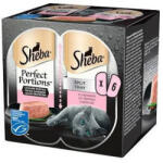 Mars-Nestlé Sheba Perfect Portions - alutálkás (pástétom lazaccal) macskák részére (6x37.5g) 225g (130663)