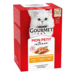 Mars-Nestlé Gourmet Mon Petit (kacsa, csirke, pulyka) nedvestáp - macskák részére (6x50g) (620802)
