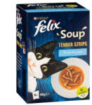 Mars-Nestlé FELIX Soup Tender strips - nedves eledel (halas válogatás, szósz) macskák részére (6x48g) (069122)
