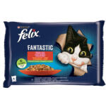 Mars-Nestlé Felix Fantastic in jelly - alutasakos (csirke, paradicsom, marha, sárgarépa) nedves eledel aszpikban, (4x85g) (757314)