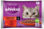 Mars-Nestlé Whiskas Classic Meals 1+ - Nedves eledel (marha-, csirke-, szószban) macskák részére (4x85g) (263621)