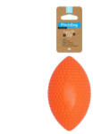 PitchDog Extremely Durable And Safe Football Dog Toy - játék (rögbi labda, narancssárga) kutyák részére (9cm) (62414)