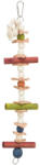 TRIXIE Colourful Toy - Fajáték gyöngyökkel nagypapagájok részére (28cm) (028-58984)