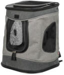 TRIXIE Timon Backpack - szállító hátizsák (fekete/szürke) 34x44x30cm max: 12kg (028-28944)