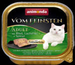 Animonda Vom Feinsten Gourmet (csirke, lazacfilé, spenót) alutálkás -Felnőtt macskák részére (100g) (600-83261)