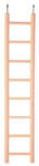 TRIXIE Wooden Ladder - falétra (8 fok) - madarak részére (36cm) (028-5815)
