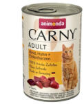 Animonda Carny Adult (marha, csirke, kacsaszív) konzerv - Felnőtt macskák részére (400g) (600-83722)