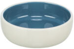 TRIXIE Ceramic Bowl - kerámia tál (fehér, kék) macskák részére (0, 3l /Ø13cm) (028-2467)
