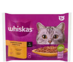 Mars-Nestlé Whiskas Poultry feasts 1+ - Nedves eledel (csirke-, pulyka-, aszpikban ) macskák részére (4x85g) (026331)