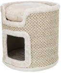 TRIXIE Ria Cat Tower - torony kaparófa (világosszürke/natúr) macskák részére (37cm) (028-44706)
