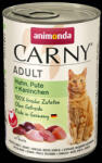 Animonda Carny Adult (csirke, pulyka, nyúl) konzerv - Felnőtt macskák részére (400g) (600-83742)