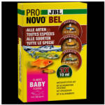 JBL Pronovo Bel Flakes Baby - nevelőtápkészlet fiatal, (2-20mm) eleven akváriumi halak számára (3x10ml) (JBL31124)